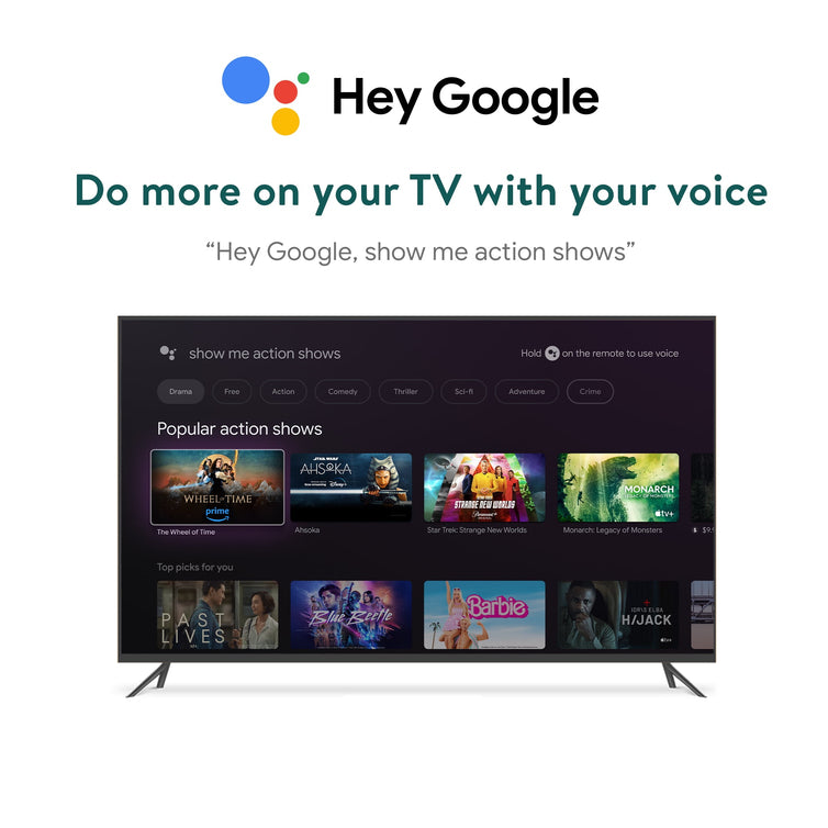 Onn. 4K Pro Streaming Device With Google TV, 4K UHD, Dolby Vision And Atmos, Hands Free Voice Control, Wi-Fi 6, Smart Hub