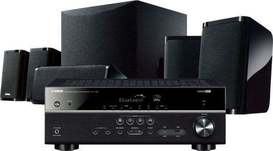 Yamaha, 5.1-Channel 4K Home Theater Speaker System With Powered Subwoofer And Bluetooth Streaming, Black