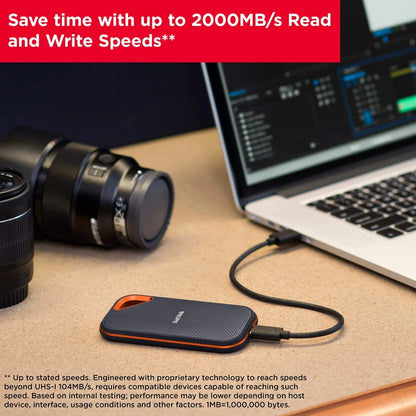 SanDisk 1TB Extreme Pro Portable SSD- Up To 2000MB/s