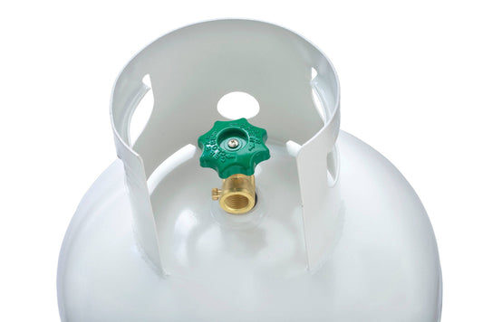 100 Lb Steel Propane Cylinder POL Valve, Ships Empty