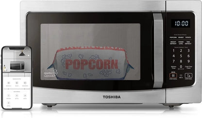 Toshiba 4-in-1 ML-EC42P, SS Countertop Microwave Oven, Smart Sensor, Convection, Air Fryer Combo, Mute Function
