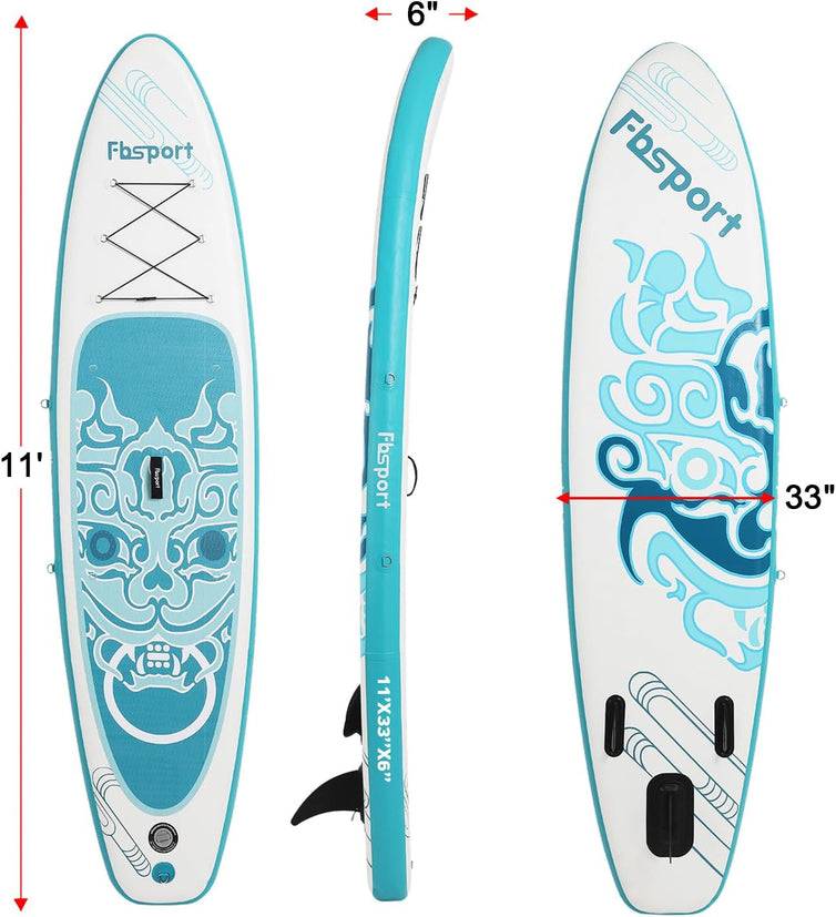 Premium Stand Up Paddle Board Yoga Board With Sup Accessories And Carry Bag