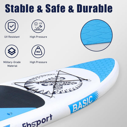 Premium Stand Up Paddle Board Yoga Board With Sup Accessories And Carry Bag
