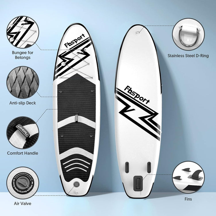 Premium Stand Up Paddle Board Yoga Board With Sup Accessories And Carry Bag