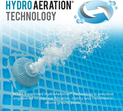 Rectangular Frame Above Ground Outdoor Swimming Pool Set With 1200 Gph Sand Filter Pump, Pool Cover And Ladder