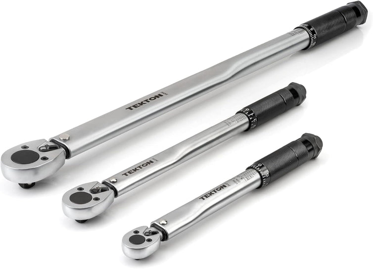 Tekton Torque Wrench Set 1/4 3/8 1/2 In. Micrometer 3-Piece