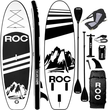 Roc Inflatable Stand-Up Paddle Board Sup Paddle Board Accessories Anti-Slip Comfortable Deck