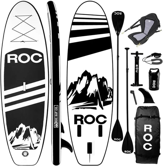 Roc Inflatable Stand-Up Paddle Board Sup Paddle Board Accessories Anti-Slip Comfortable Deck