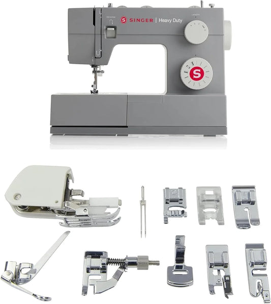 Singer 4411 Heavy Duty Pink Sewing Machine With Accessories, High Speed