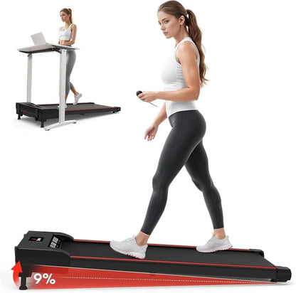 Walking Vibration Pad With App, 3-in-1 Under Desk Treadmill, 2.5HP Low Noise Walking Treadmill Pad With Remote Control