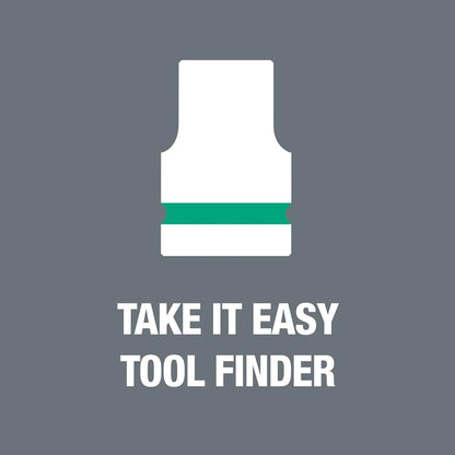 5003594001 8100 Sb 2 Zyklop 3/8 In. Metric Ratchet Set, Piece Of 43
