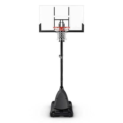 Spalding 54 In. Shatter-Proof Polycarbonate Exacta heightA Portable Basketball Hoop System