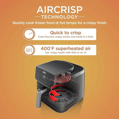 Ninja Air Fryer Pro XL 6-in-1 With 6.5 Qt. Capacity Max Crisp Air Fry Air Roast Bake