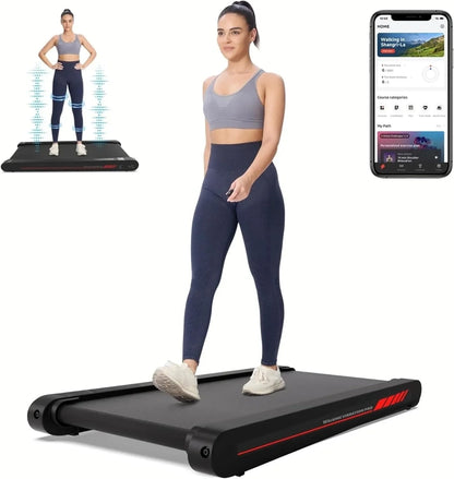 Walking Vibration Pad With App, 3-in-1 Under Desk Treadmill, 2.5HP Low Noise Walking Treadmill Pad With Remote Control
