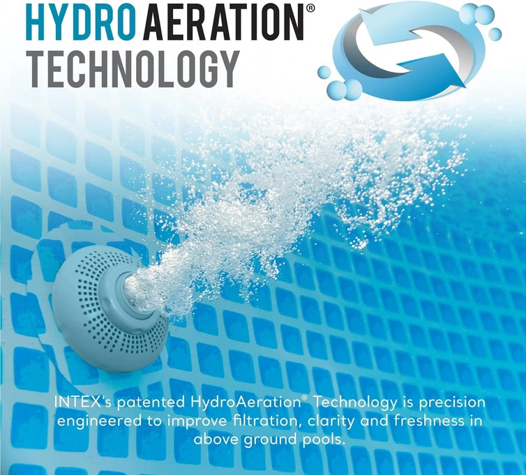 Rectangular Frame Above Ground Outdoor Swimming Pool Set With 1200 Gph Sand Filter Pump, Pool Cover And Ladder