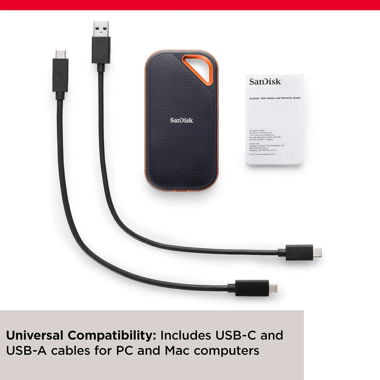 SanDisk 1TB Extreme Pro Portable SSD- Up To 2000MB/s
