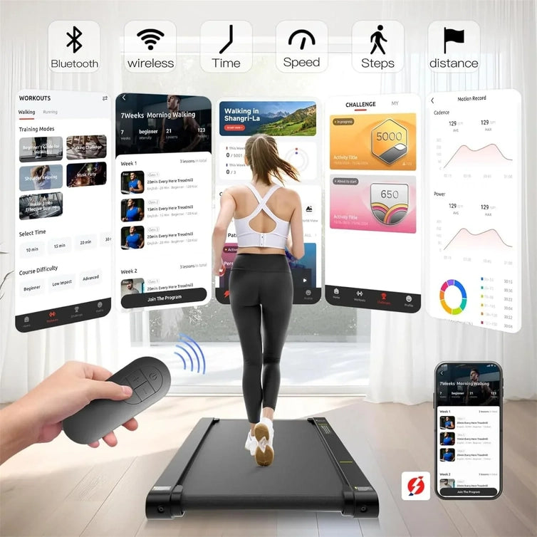 Sperax Walking Vibration Pad With App 3-in-1 Under Desk Treadmill Walking Treadmill Pad