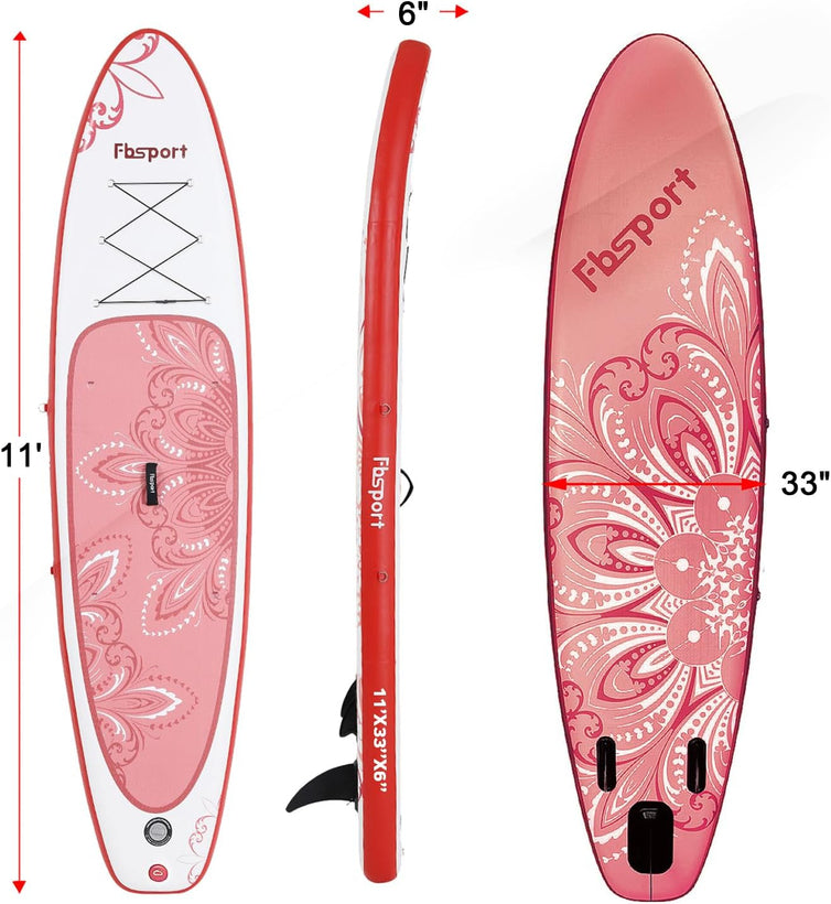 Premium Stand Up Paddle Board Yoga Board With Sup Accessories And Carry Bag