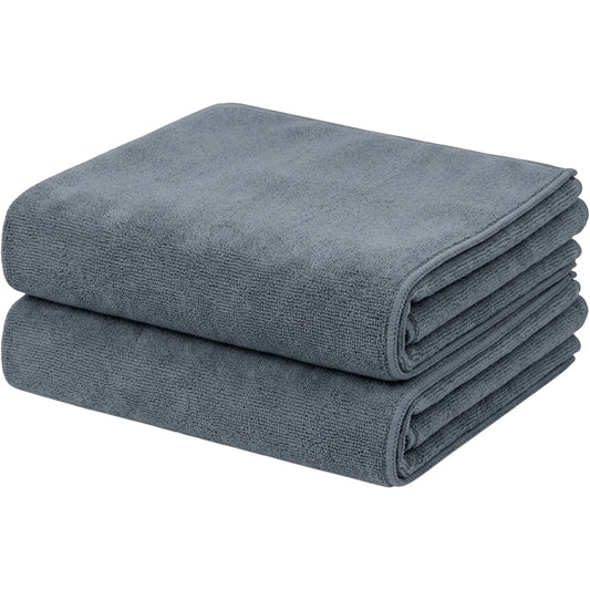 Kovn Slate Microfiber Gym Towel 16 x 32 in 2 Pack